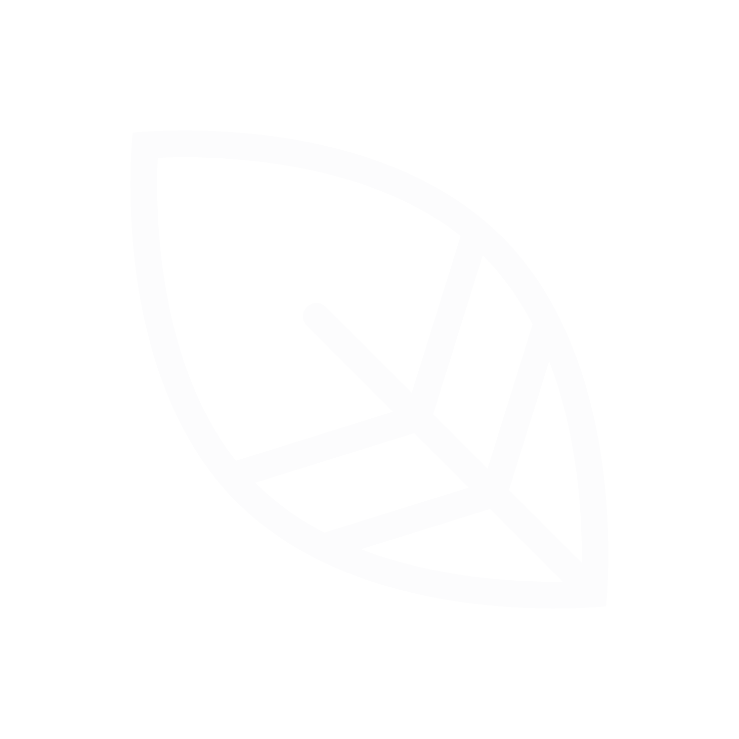 Feuille décorative blanche